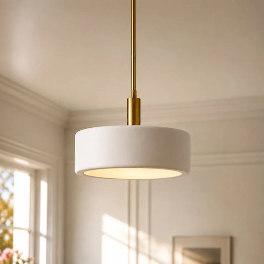Modern White Porcelain Pendant Light