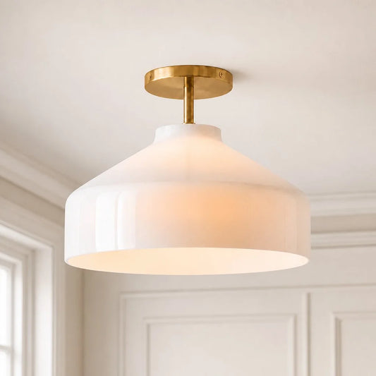 Nerys Nordic Minimalist Morandi Matte Metal Deckenleuchte 