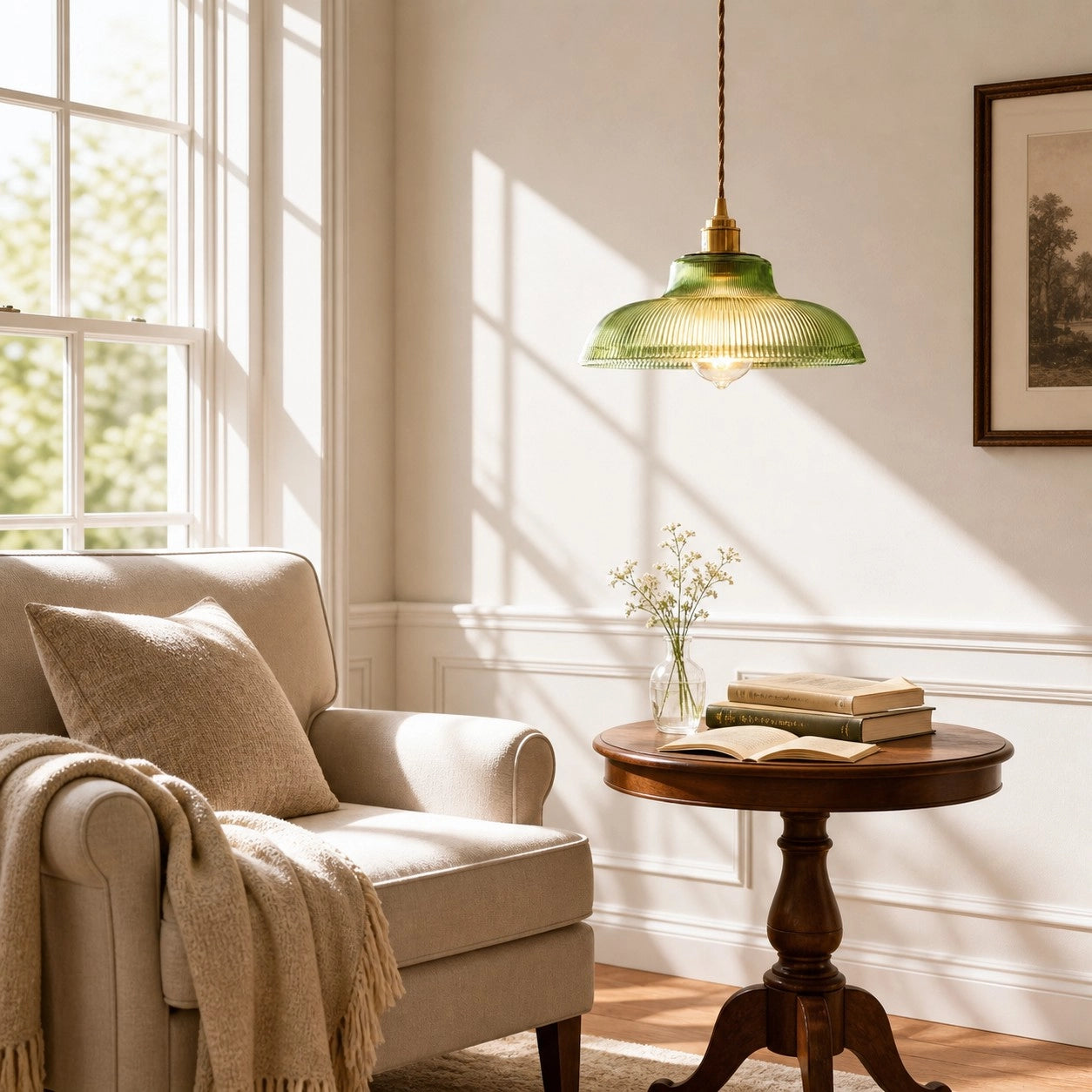 Moss Vintage Ribbed Glass Bowl Pendant Light22 (29).webp__PID:54325262-6458-4f07-b049-c6d71449587f