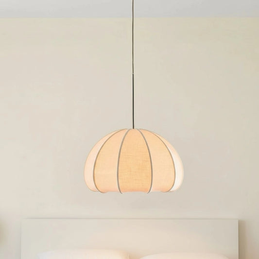 Nancy Modern Fabric Linen Urchin Pendant Light