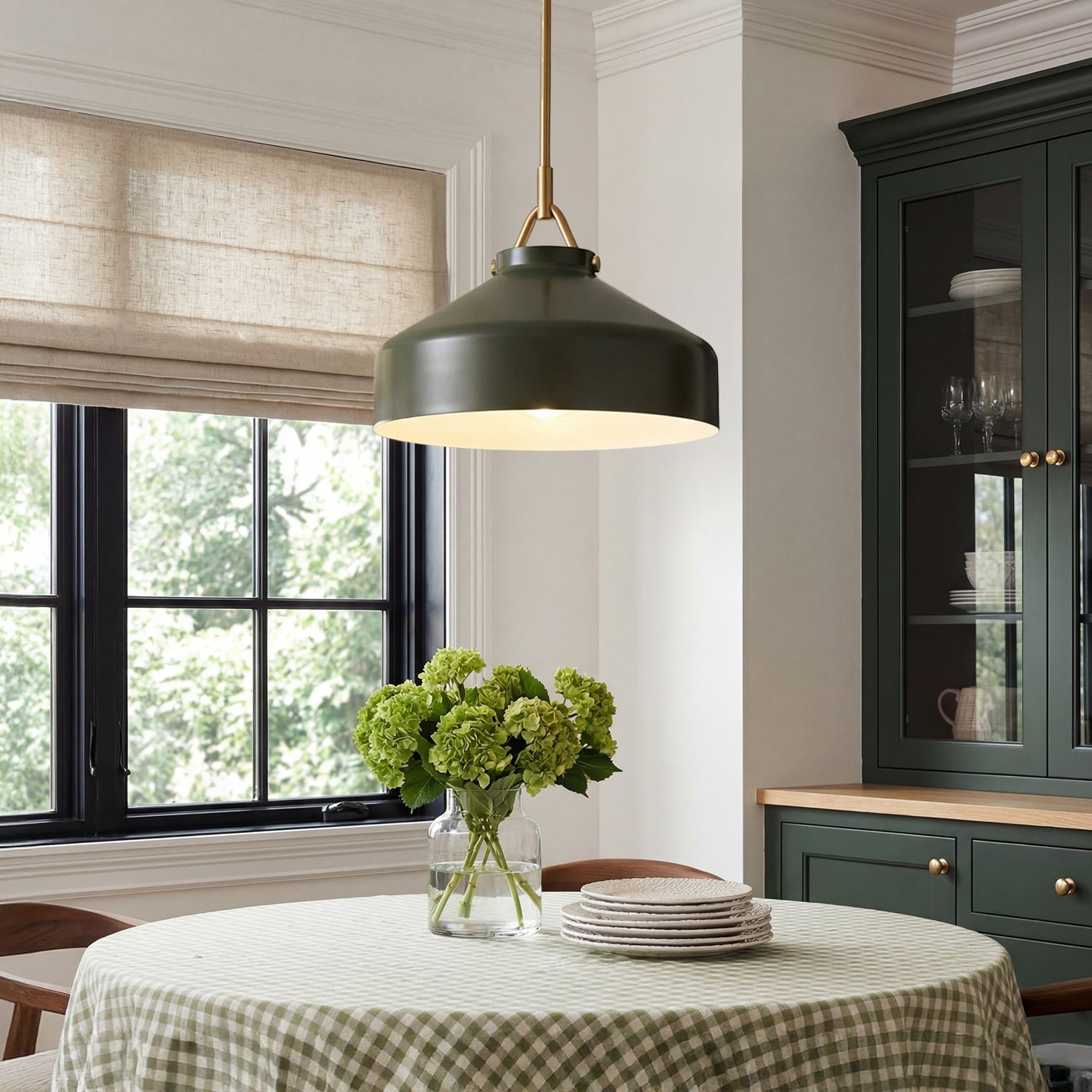 Nerys Nordic Minimalist Morandi Matte Metal Pendant Light