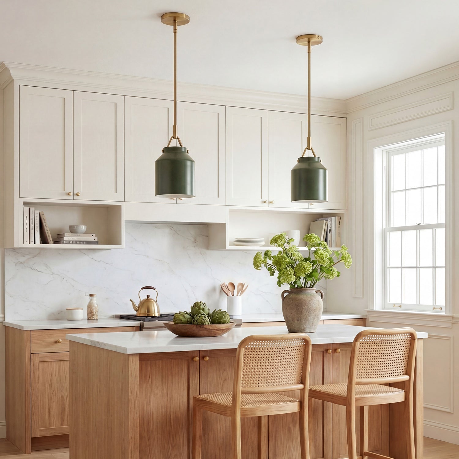 Nerys Nordic Minimalist Morandi Matte Metal Pendant Light