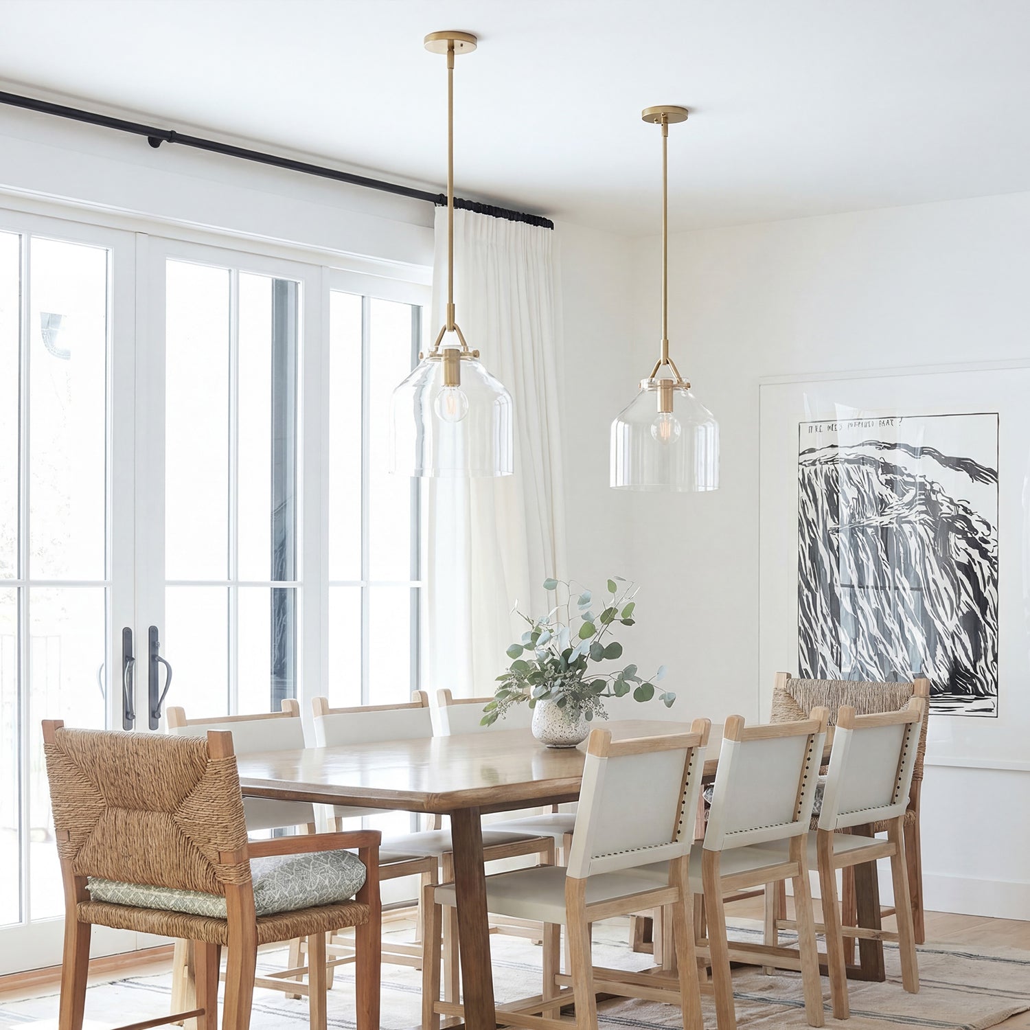 Nerys Nordic Minimalist Morandi Matte Metal Pendant Light