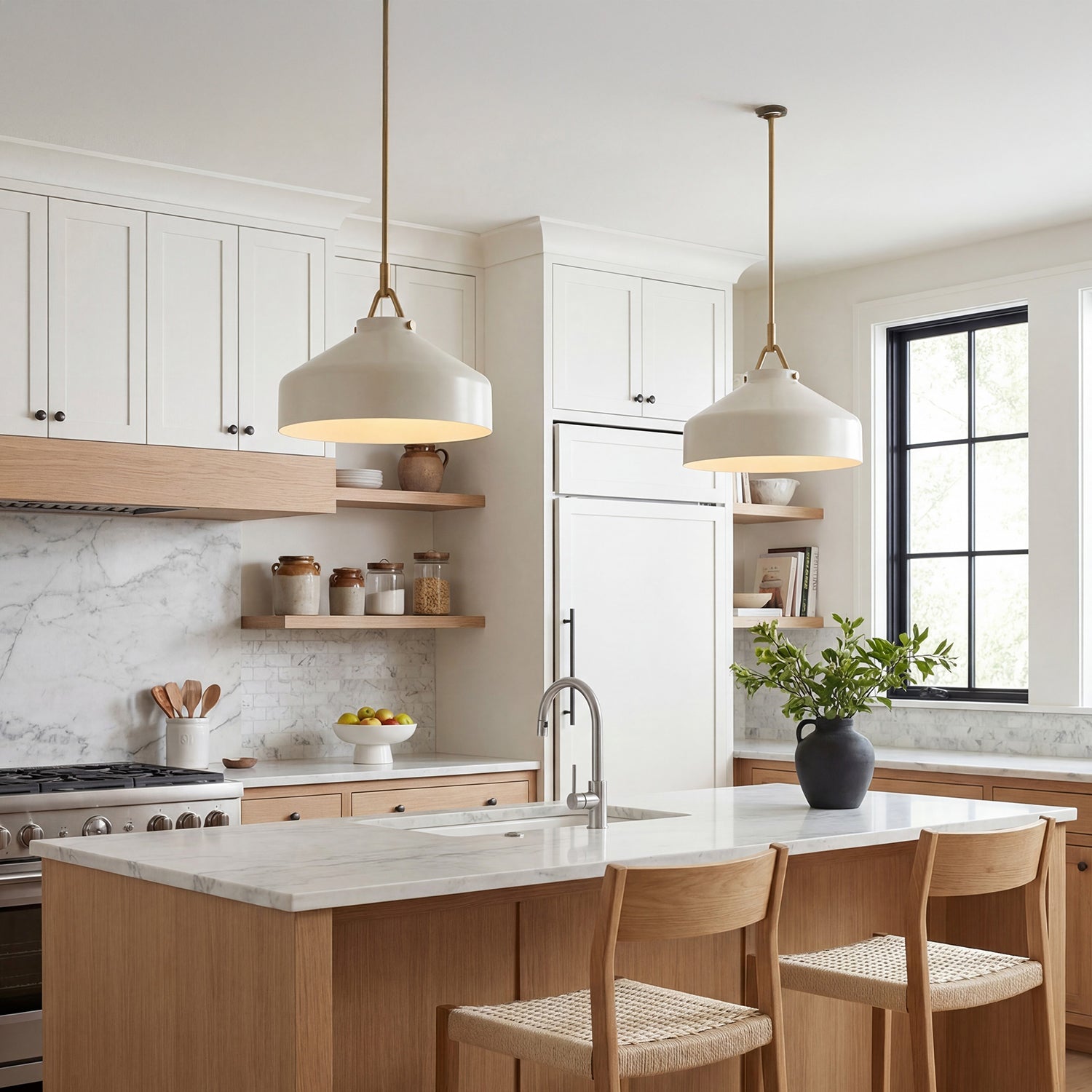 Nerys Nordic Minimalist Morandi Matte Metal Pendant Light