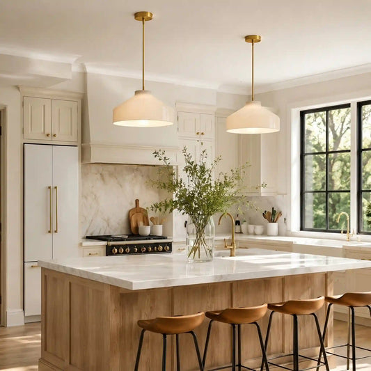 Nerys Nordic Minimalist Morandi Matte Metal Pendant Light