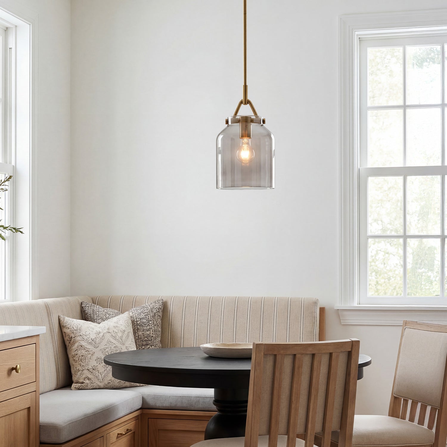 Nerys Nordic Minimalist Morandi Matte Metal Pendant Light