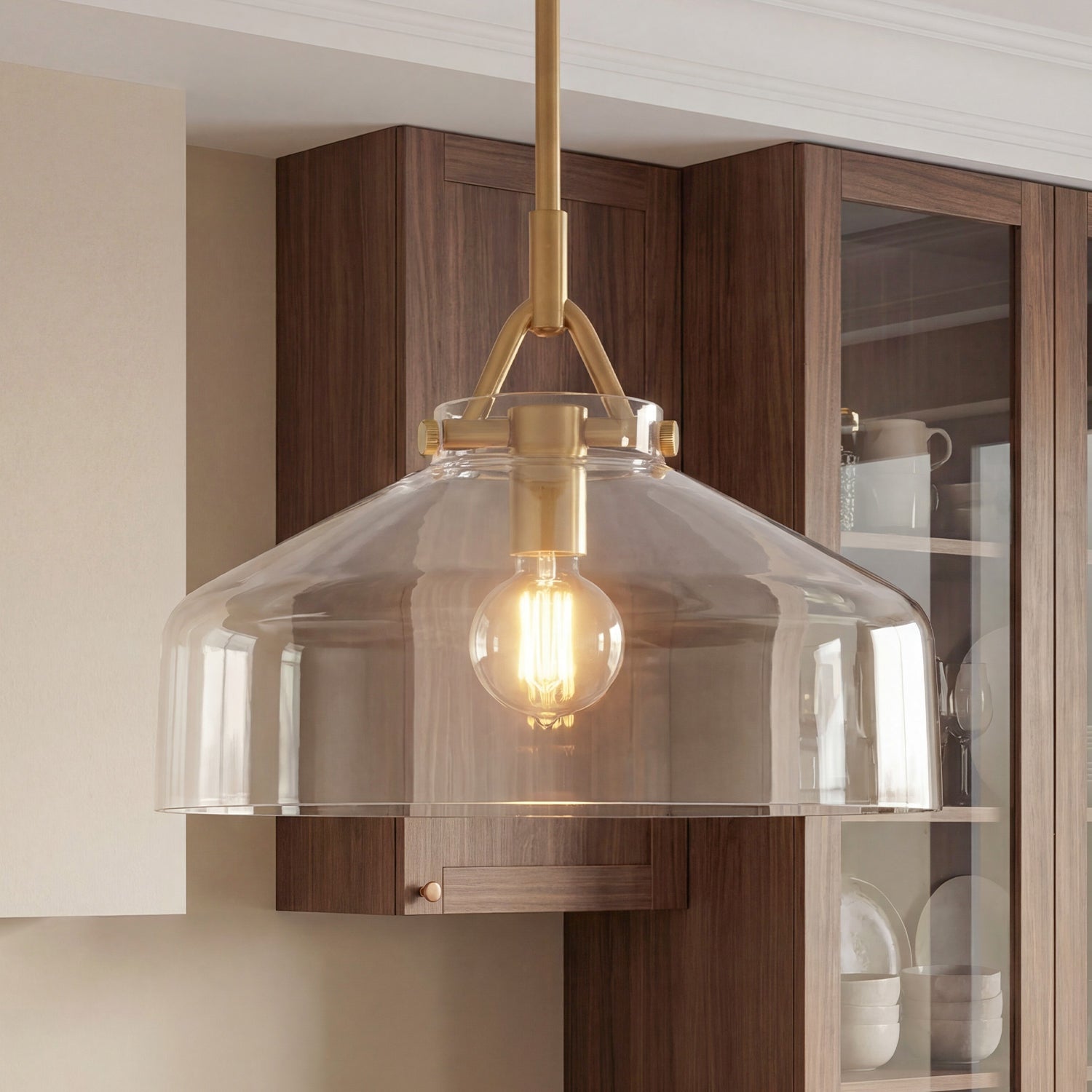Nerys Nordic Minimalist Morandi Matte Metal Pendant Light