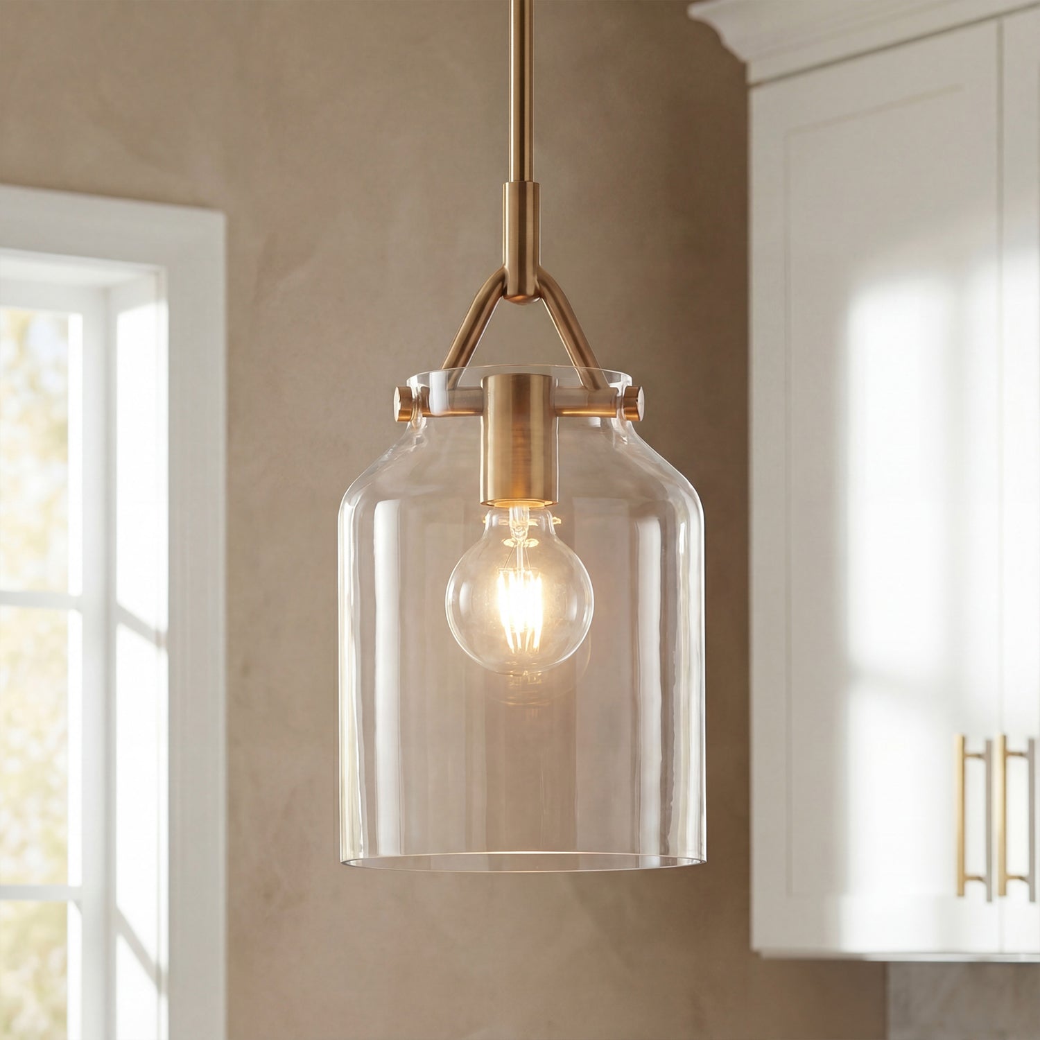 Nerys Nordic Minimalist Morandi Matte Metal Pendant Light