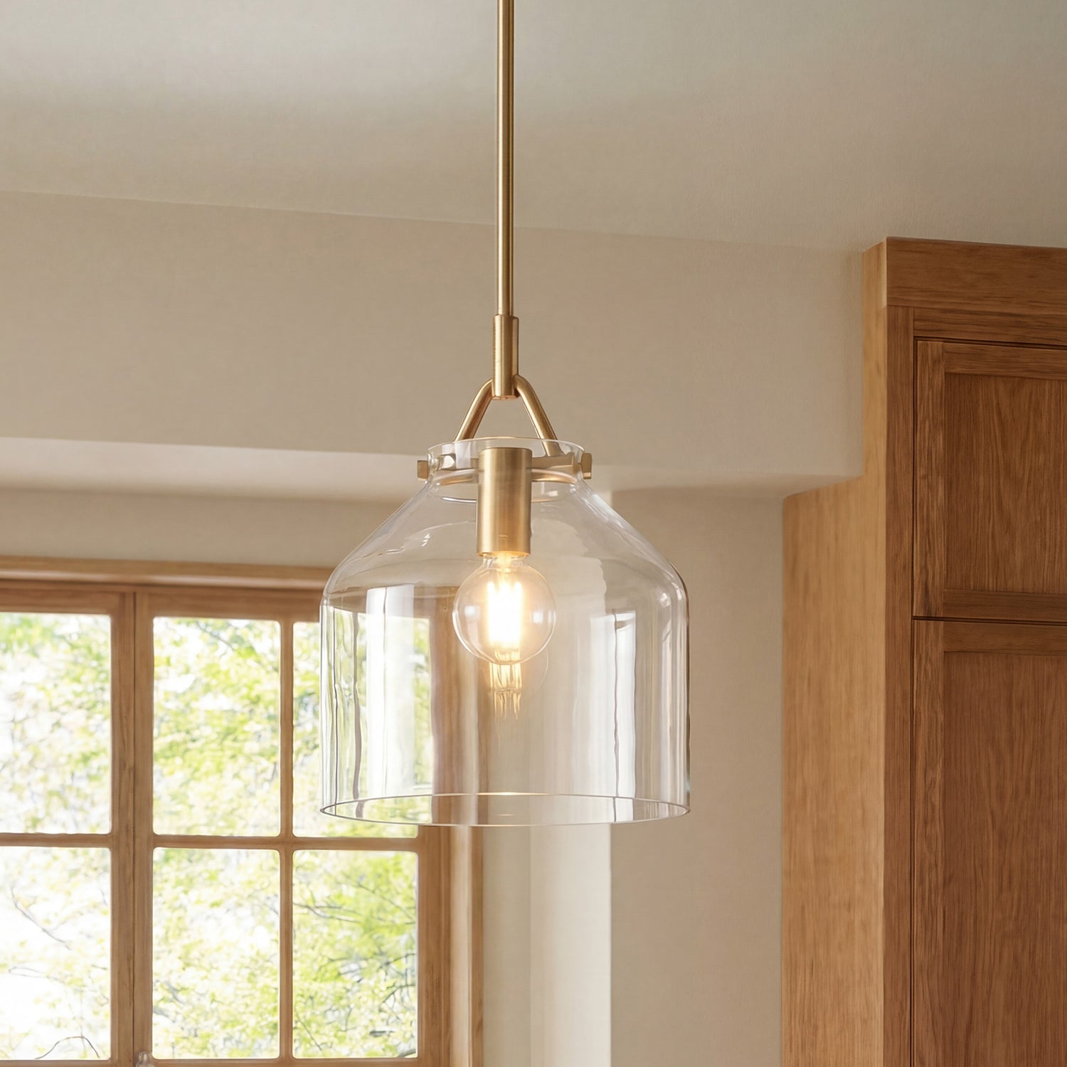 Nerys Nordic Minimalist Morandi Matte Metal Pendant Light