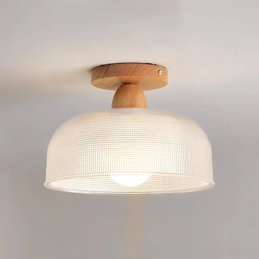 Niamh Modern Glass Semi Flush Mount Ceiling Light