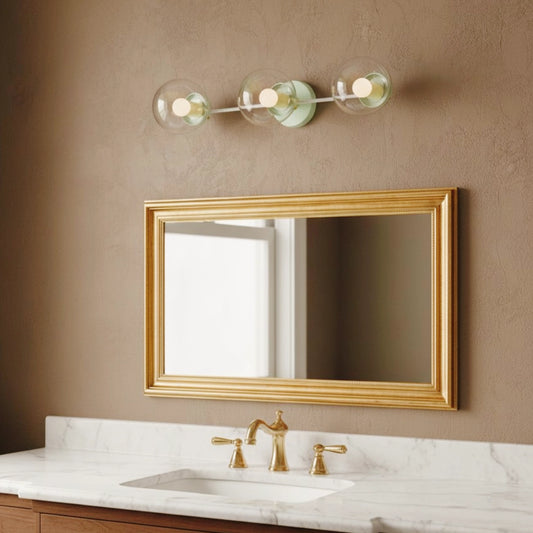 Nina Modern Colorful Globe Glass Wall Sconce