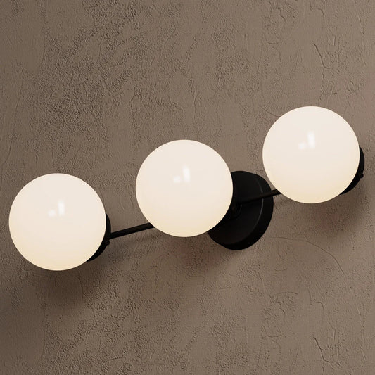 Nina Modern Colorful Globe Glass Wall Sconce