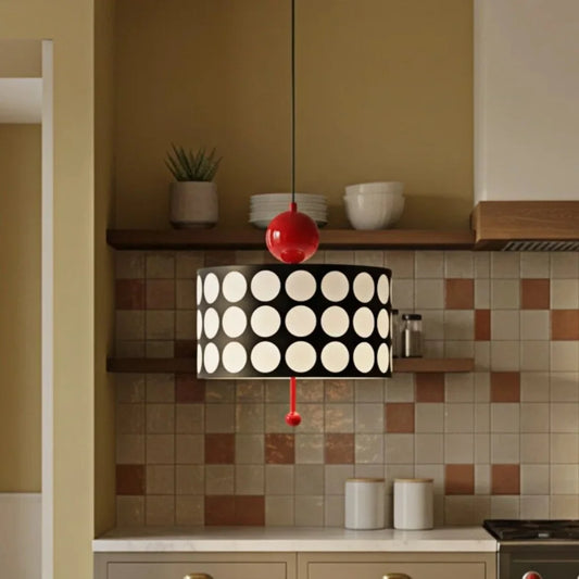 Nora Modern Lattice Acrylic LED Round Pendant Light