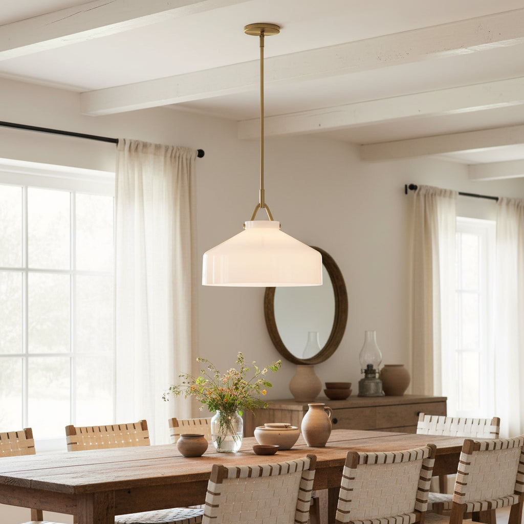 Nerys Nordic Minimalist Morandi Matte Metal Pendant Light