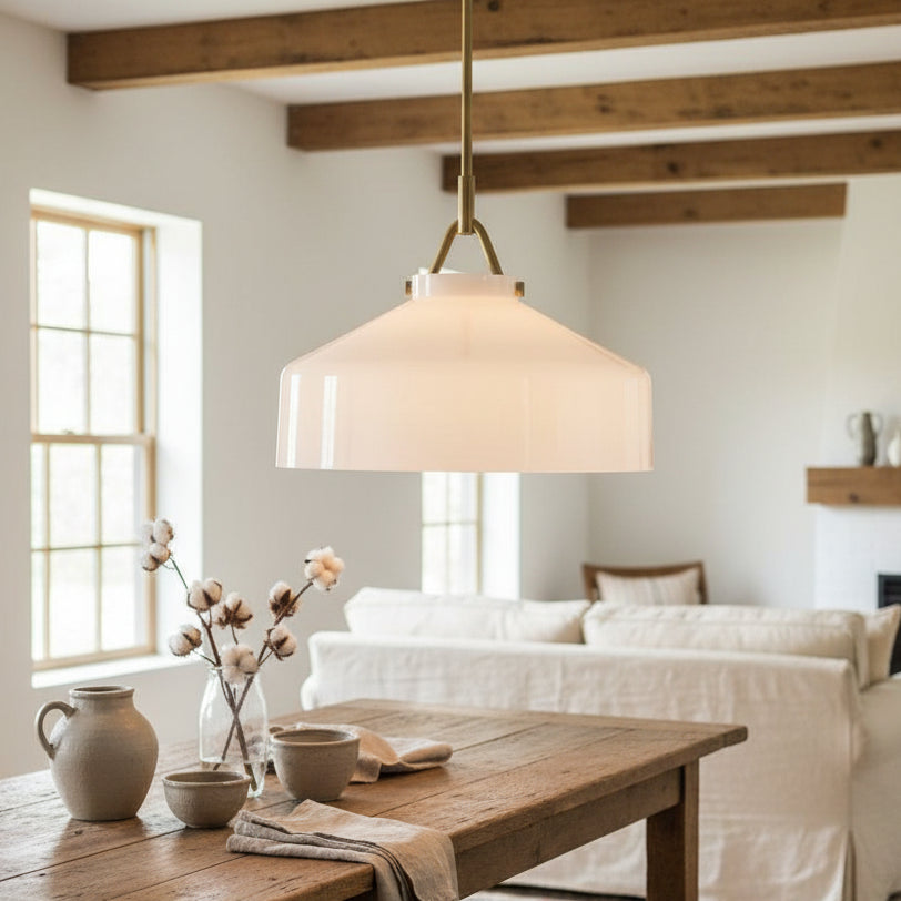 Nerys Nordic Minimalist Morandi Matte Metal Pendant Light