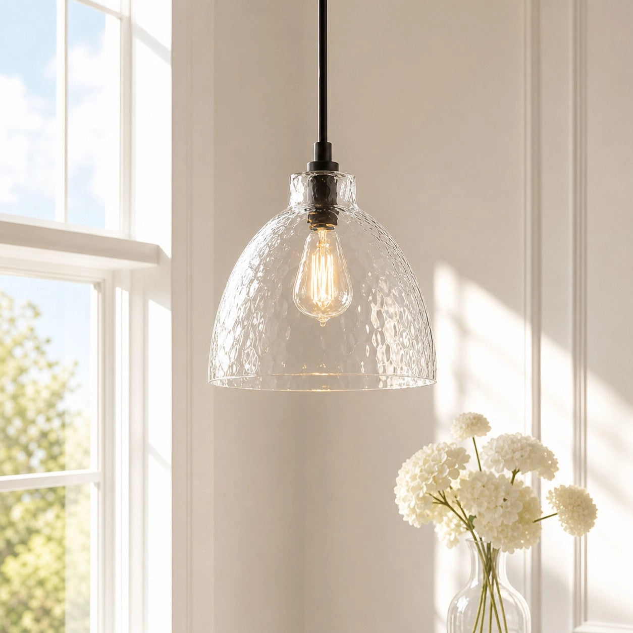 Ondine Farmhouse Hammered Glass Pendant Light (26).webp__PID:2076ae07-18b3-4672-9674-5eb20475232d