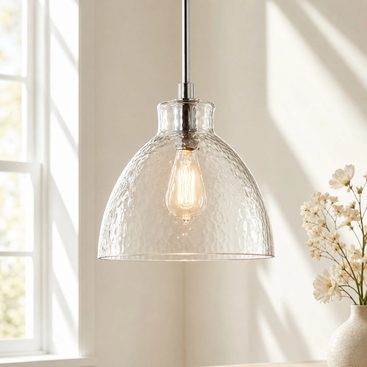 Ondine Farmhouse Hammered Glass Pendant Light (2).webp__PID:ae456724-59dd-4b17-a8f5-839e5aaabc3a