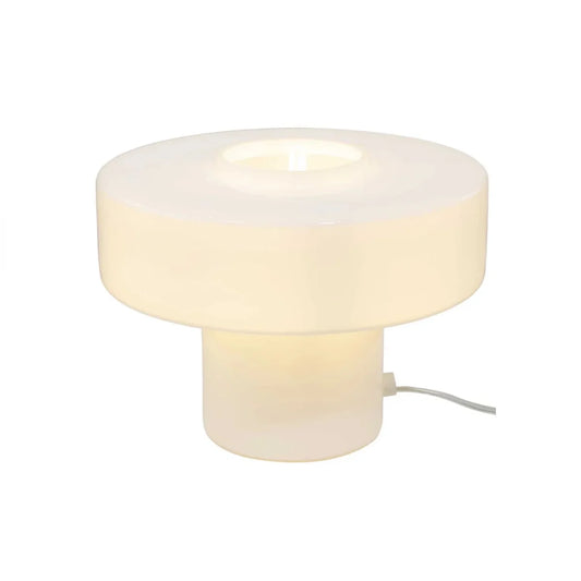 Opalyn Modern Glass Mushroom Table Lamp