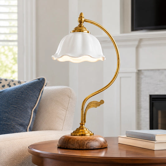 Orinoco Vintage Country Flower Ceramic Table Lamp