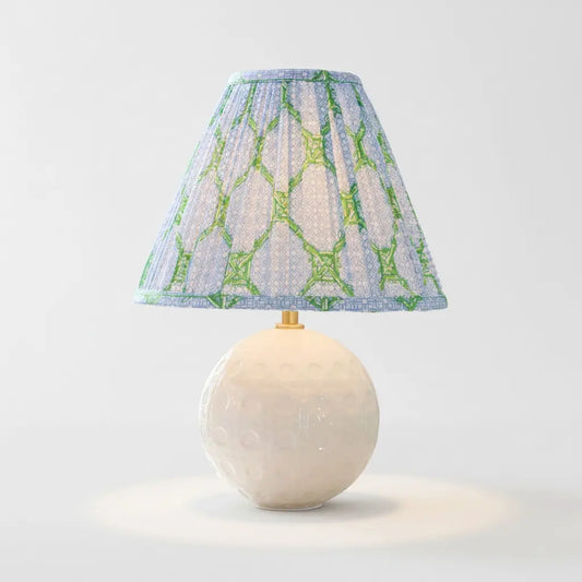 Orla Country Printed Pleated Fabric Table Lamp