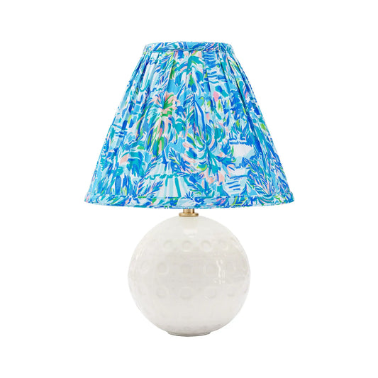 Orla Country Printed Pleated Fabric Table Lamp