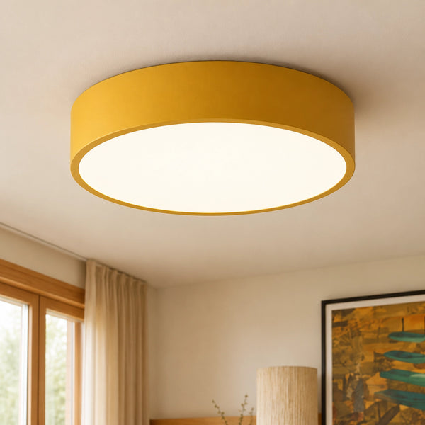 Osvik Modern Minimalist LED Metal Round Ceiling Light