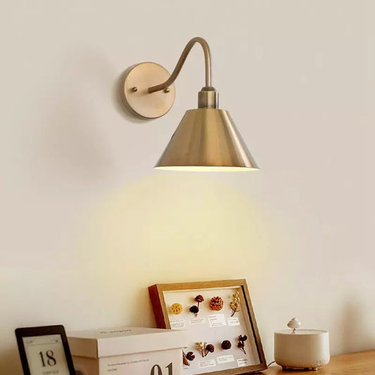 Penia Modern Classic Industrial Tapered Sconce