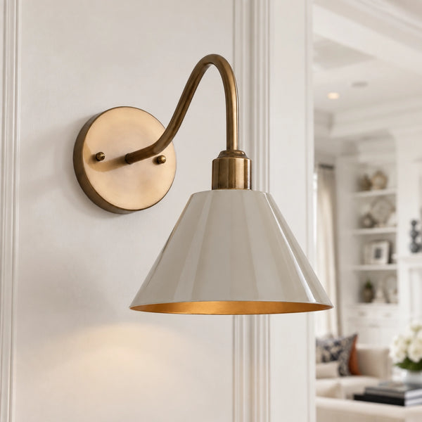 Penia Moderne Klassieke Industriële Afgeschuinde Wandlamp