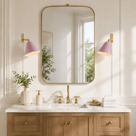 Phrike Modern Minimalist Tapered Metal Wall Sconce