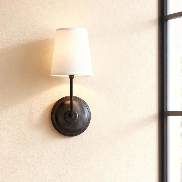 Proioxis Moderne Linnen Schaduw Enkele Wandlamp