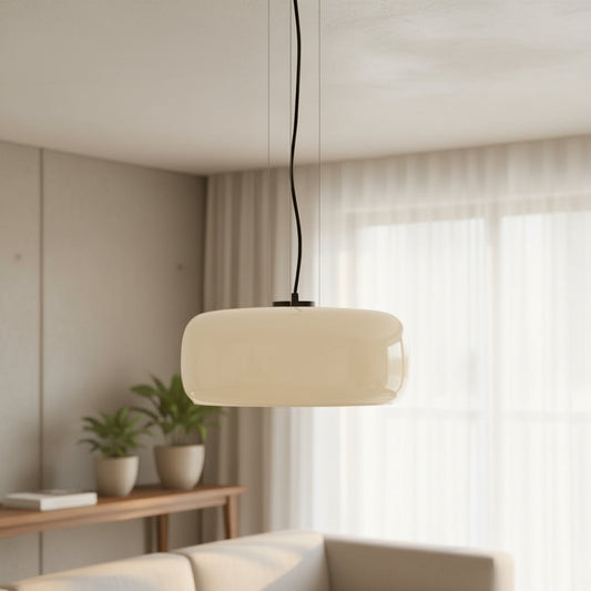 Pronoe Modern Colorful Round Glass LED Pendant Light