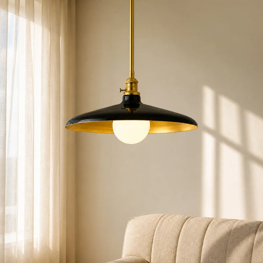 Ansel Farmhouse Metal Pole Pendant Light