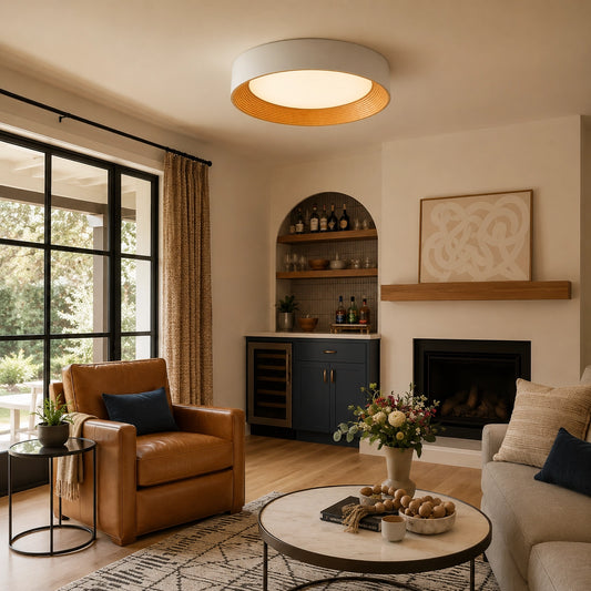 Plafonnier rond minimaliste Remy 