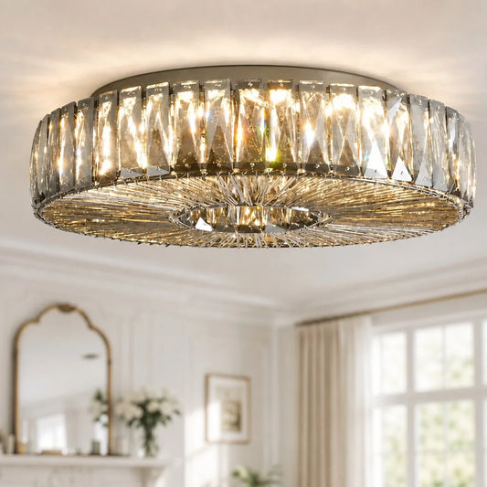 Rilay Modern Luxury Circular Glass Ceiling Light