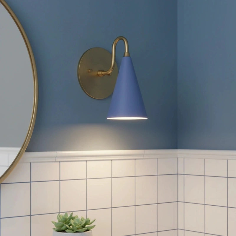 Robert Modern Tapered Cone Shade Vanity Sconce 5.webp__PID:81ba38a6-c620-4449-8861-7cf1b0b57131