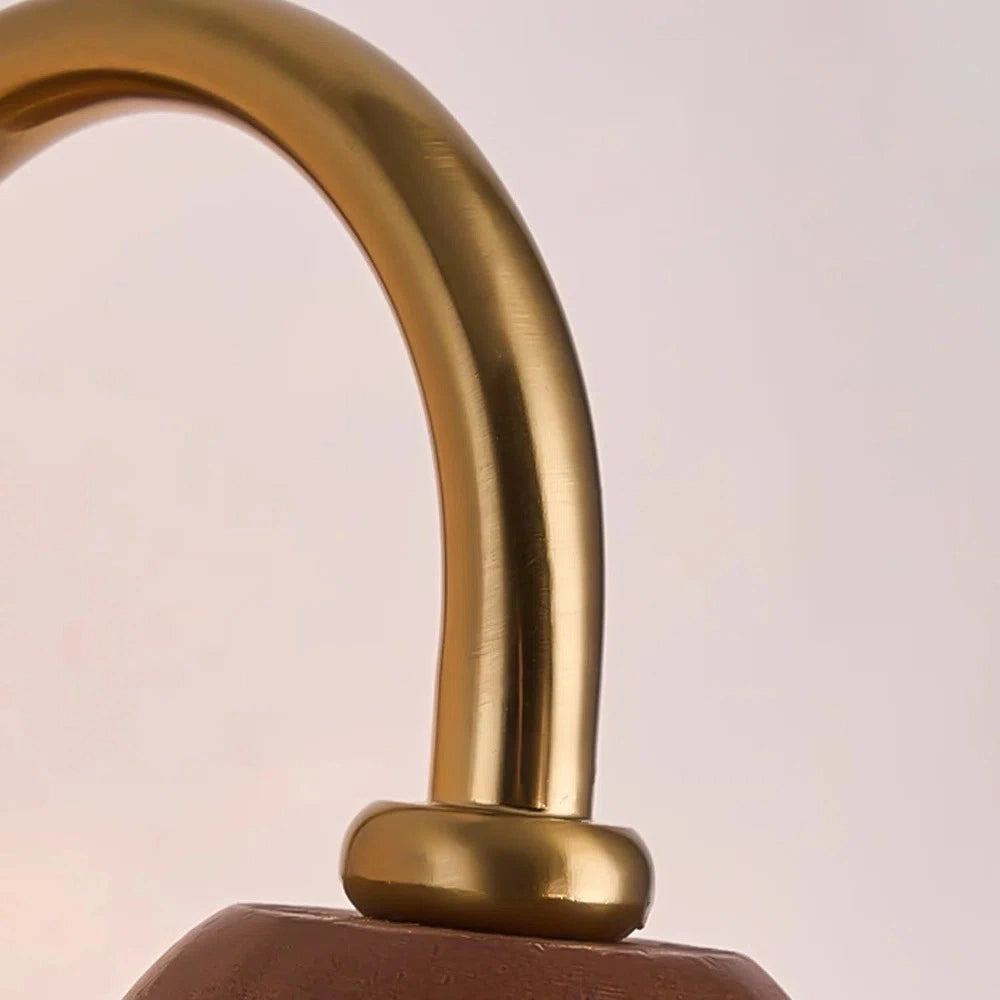 Ronda Vintage Persimmon Gradient Glass Wall Sconce