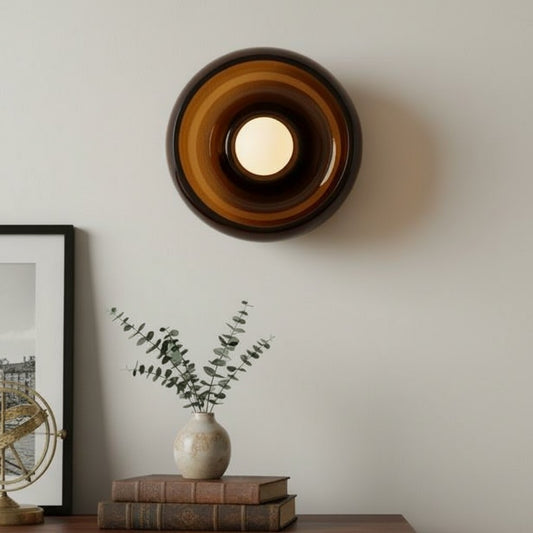 Alastor Retro Round Bowl Shade Wall Sconce