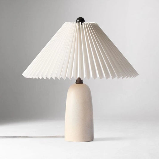 Serin Modern Pleated Linen Table Light
