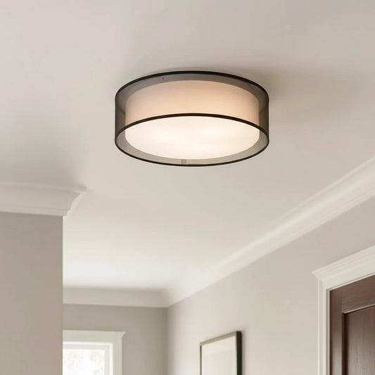 Shelby Modern Slim Shade LED Flush Mount Ceiling Light