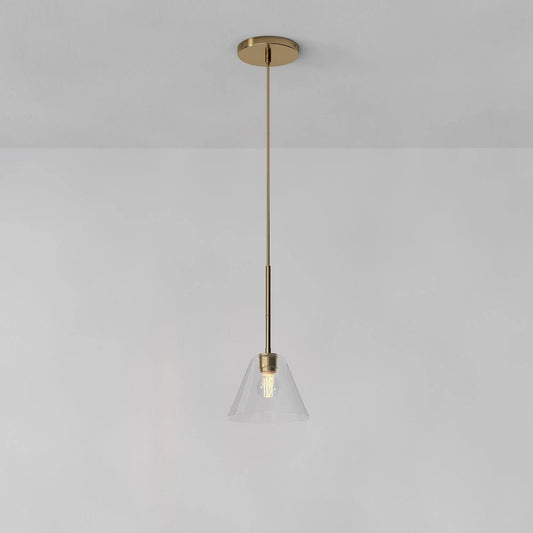 Sorelle Modern Cone Glass Pendant Light
