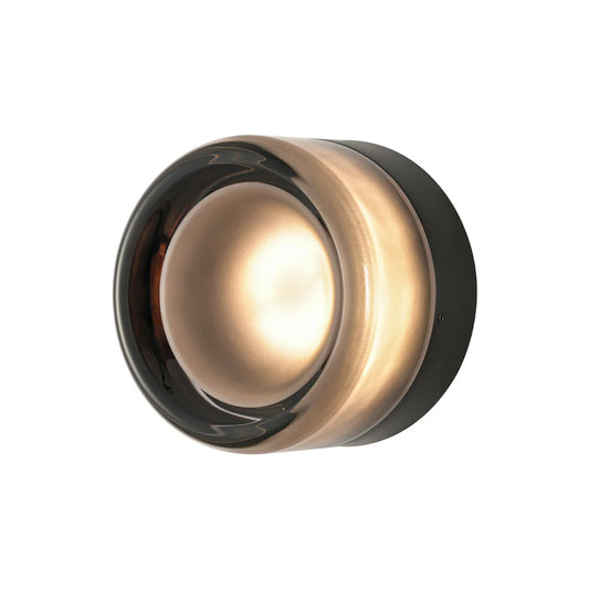 Souta Modern Dome LED Glass Dimple Wall Sconce