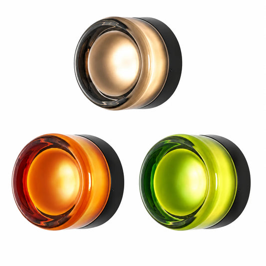 Souta Moderne LED-Wandleuchte mit Kuppeldesign und Glasnäpfeln