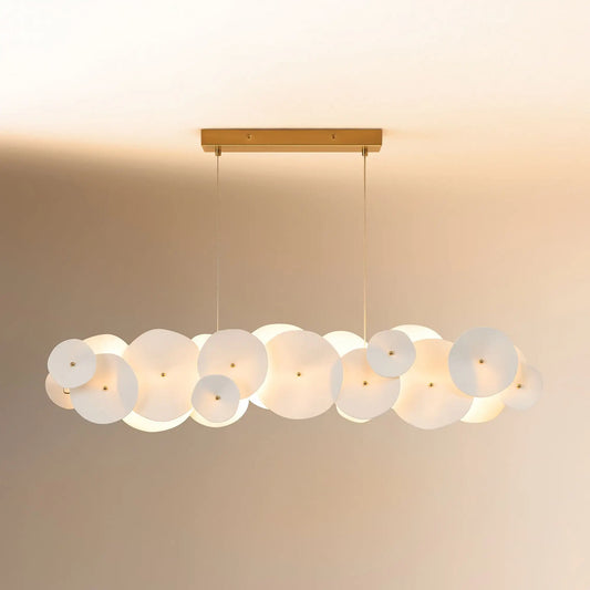 Stalyn Modern Ceramic Linear Round LED Chandelier