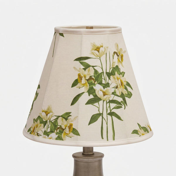 Sylvan Vintage Floral Cotton Fabric Taper Lamp Shade