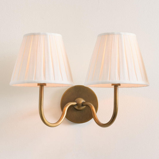 Tansy Classic Traditional Pleated Shade Wall Sconce
