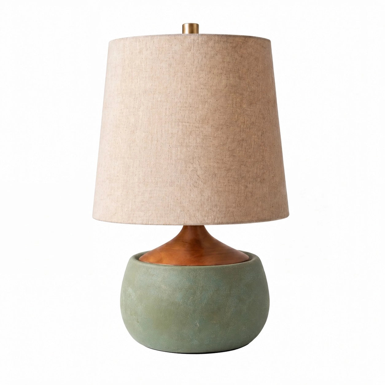 Thalyn Mid-Century Natural Linen Cement Table Light | LuciaLiving Thalyn Mid-Century Natural Linen Cement Table Light | LuciaLiving