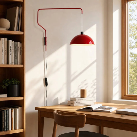 Thea Modern Hemisphere Folding Retractable Wall Light