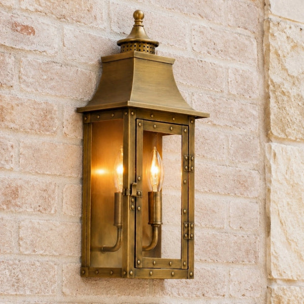 Tuulia Industrial Metal Outdoor Wall Sconce