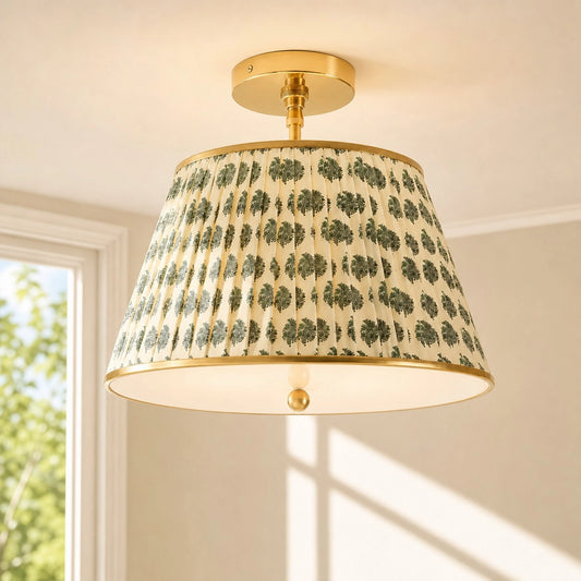 Ursula Vintage Country Brass Printed Pleated Ceiling Lamp (20).webp__PID:1565be9e-e05a-4c82-9da7-78fe2b20e804