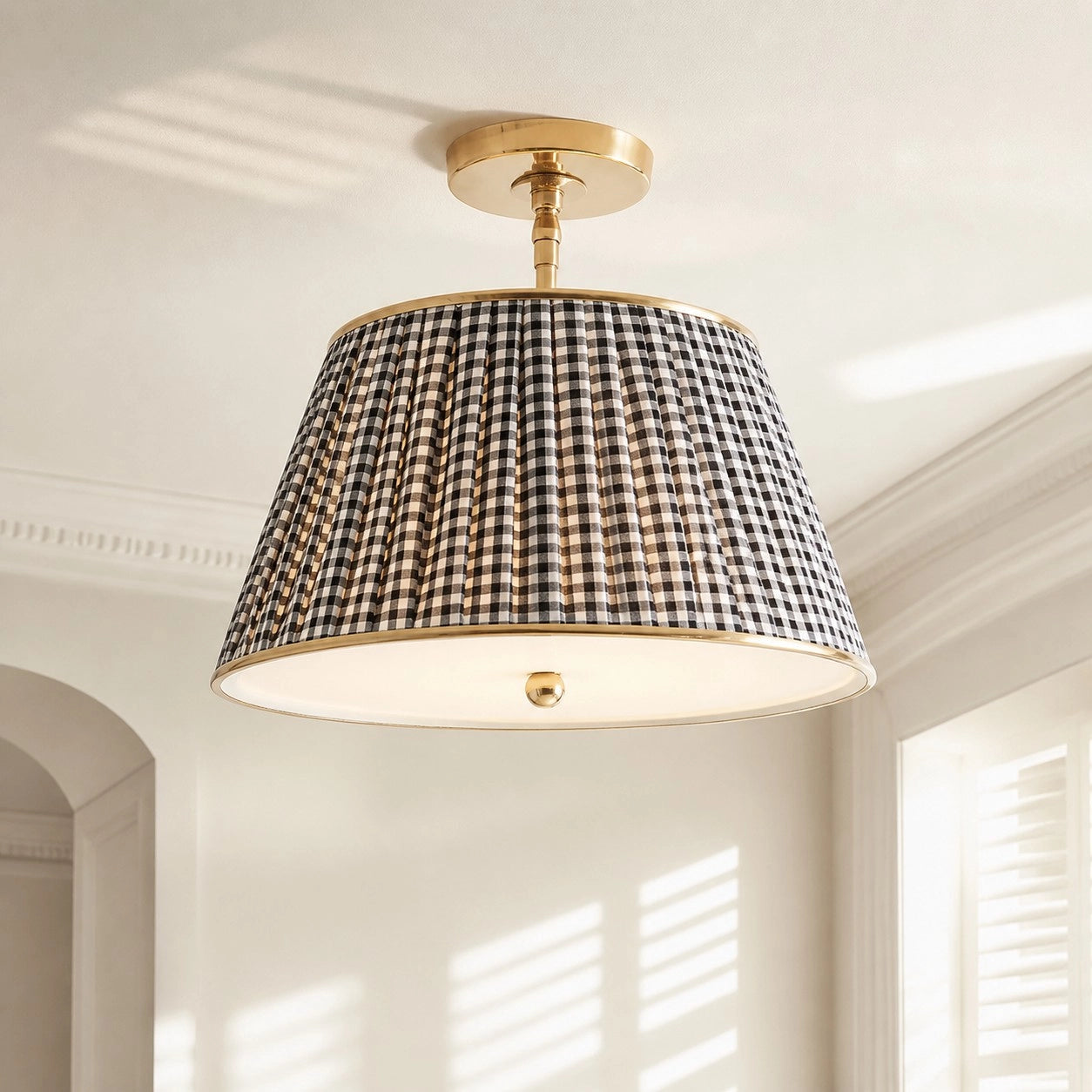 Ursula Vintage Country Brass Printed Pleated Ceiling Lamp (27).webp__PID:821da778-fe2b-40e8-8488-1e886fd59f82